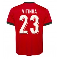 Camiseta Portugal Vitinha #23 Primera Equipación Eurocopa 2024 manga corta